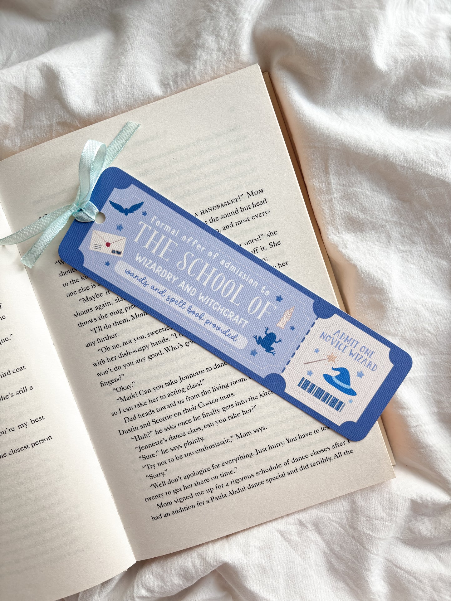 School of Witchcraft and Wizardry Ticket Bookmark