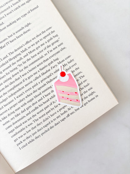 Cute Pink Cake Slice Sticker