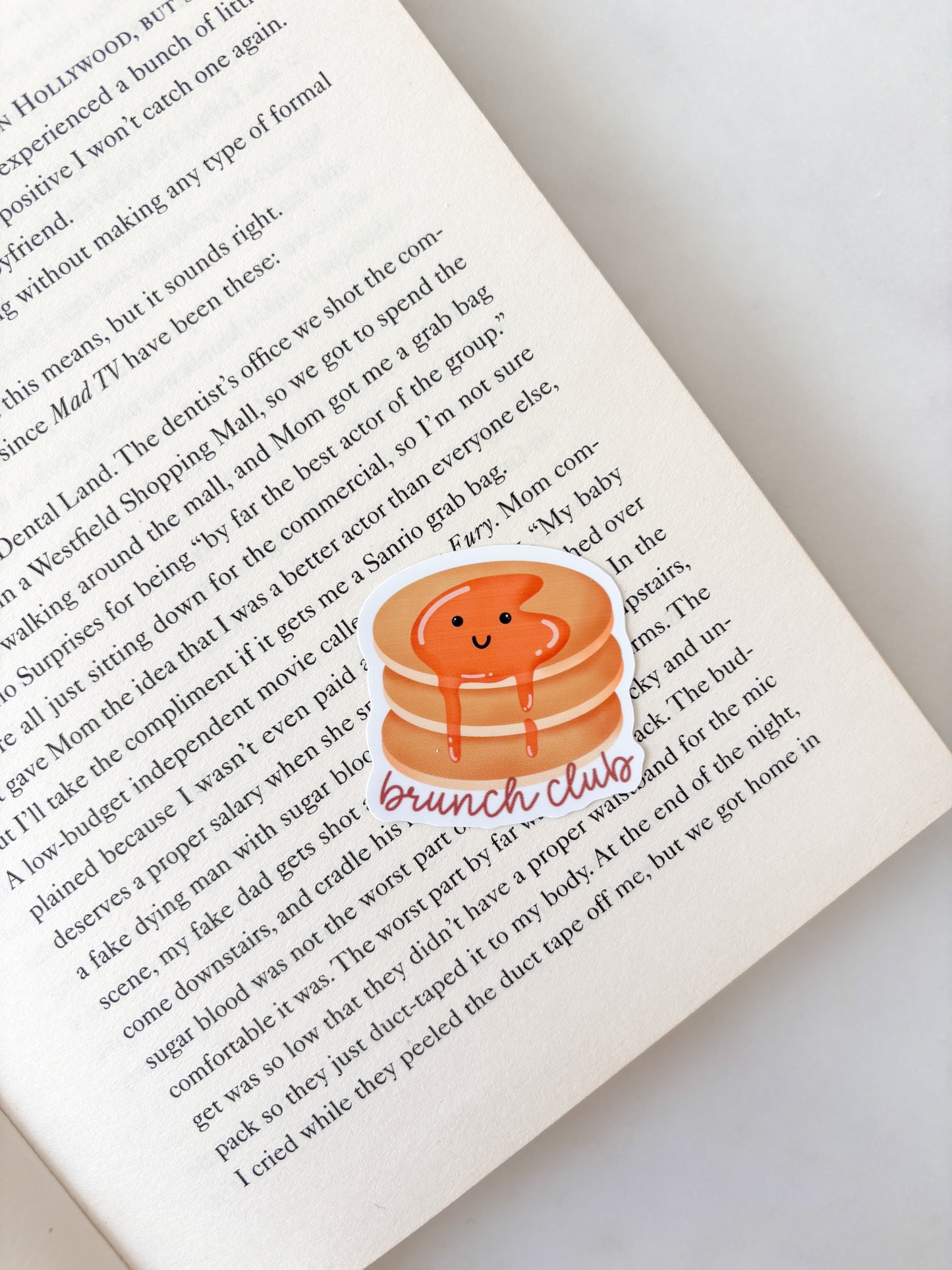 Brunch Club Pancake Sticker