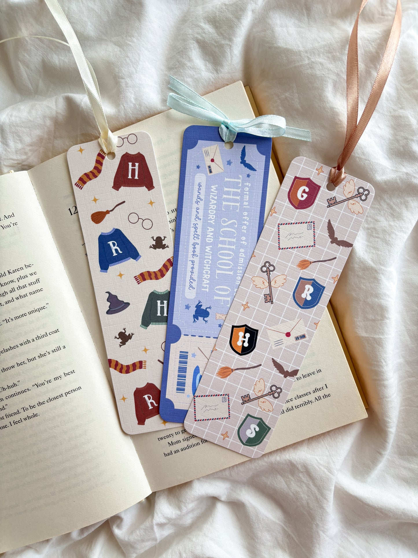 School of Witchcraft and Wizardry Ticket Bookmark