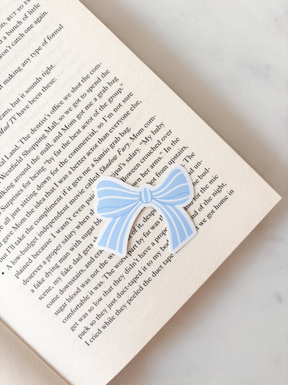 Baby Blue Coquette Bow Sticker