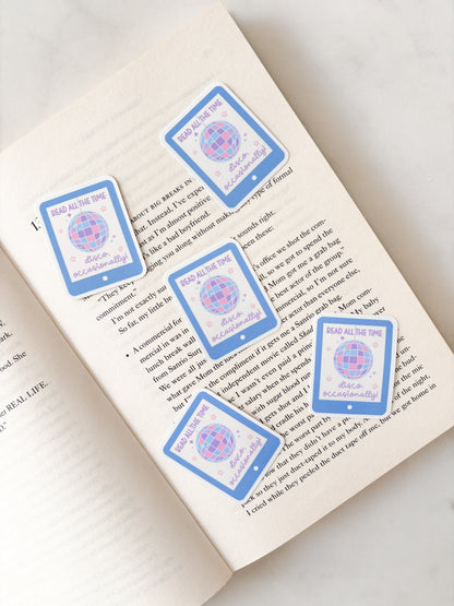 Read All The time, Disco Occasionally Kindle Sticker