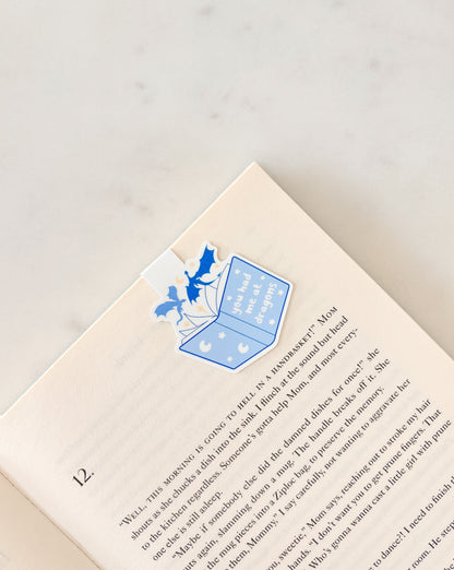 Magical Dragons and Books Magnetic Bookmark