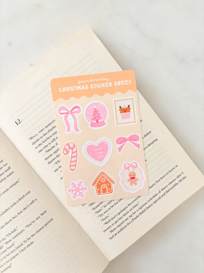 Christmas Sticker Sheet | Journal Stickers