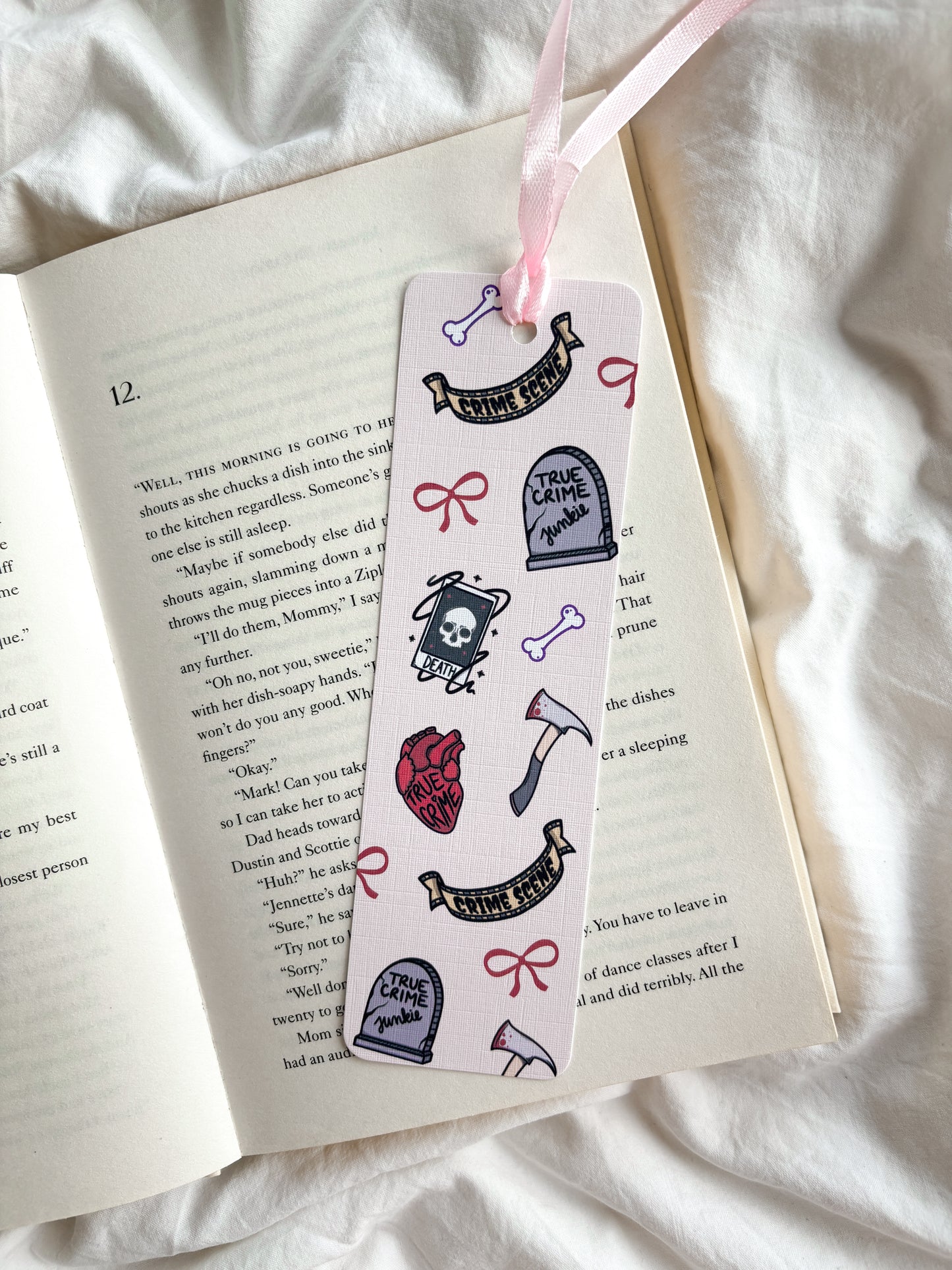 Crime Scene Thriller Bookmark