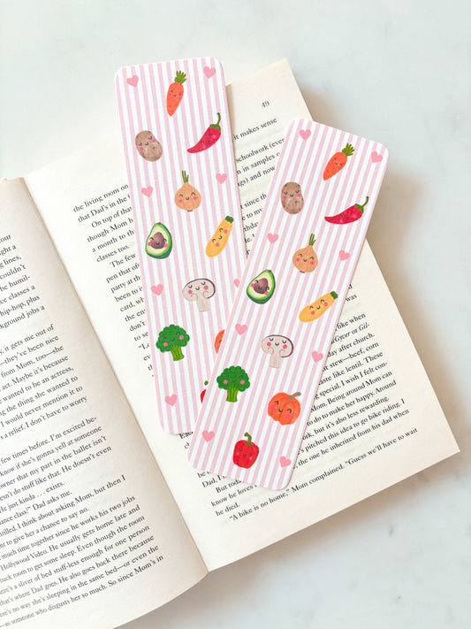 Farmers Market Vegetable Bookmark