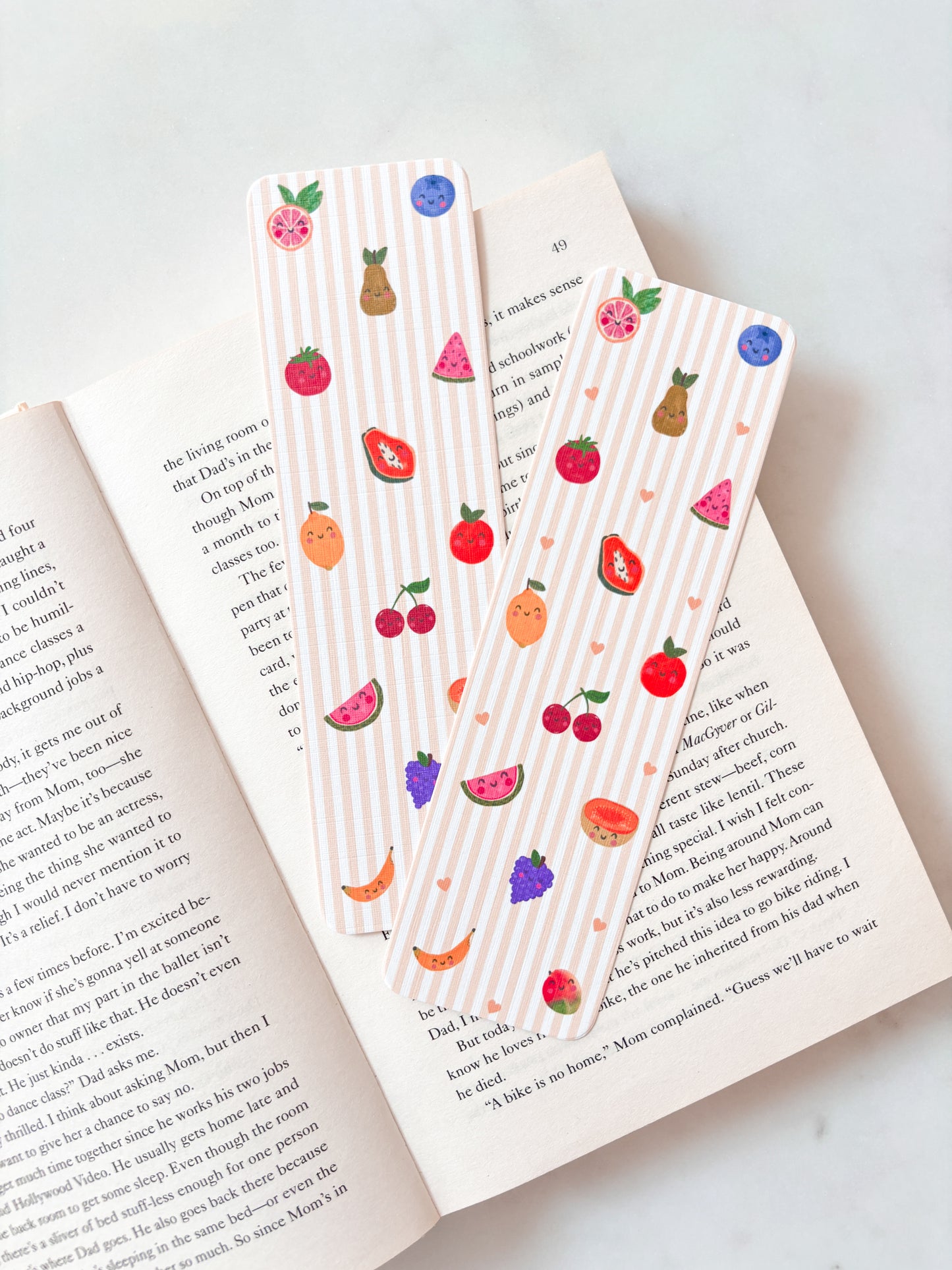 Tutti Frutti Bookmark | Cute Fruits Bookmark