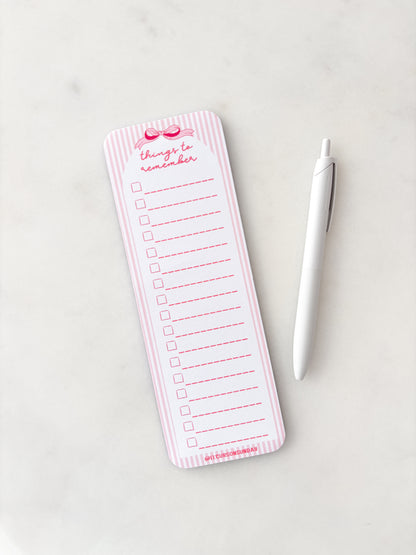Things To Remember To Do List | To-Do List Notepad