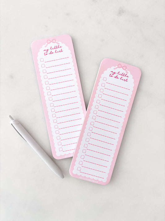 My Little To Do List | To-Do List Notepad