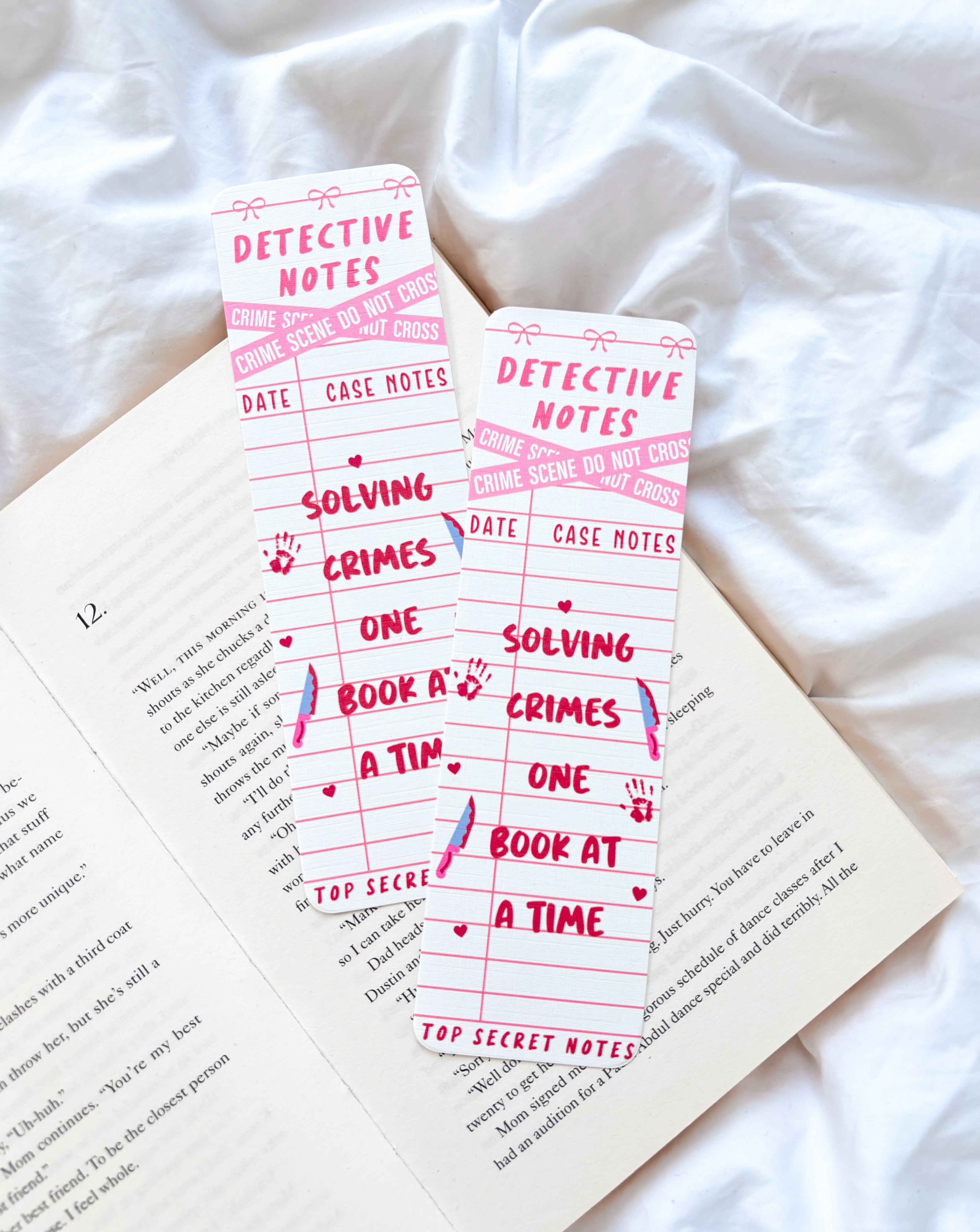 Detective Notes Bookmark | Solving Crimes One Book At A Time – Fleurs ...