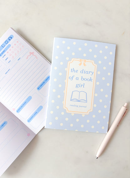 Diary Of A Book Girl Reading Journal | A5 Book Review Notebook