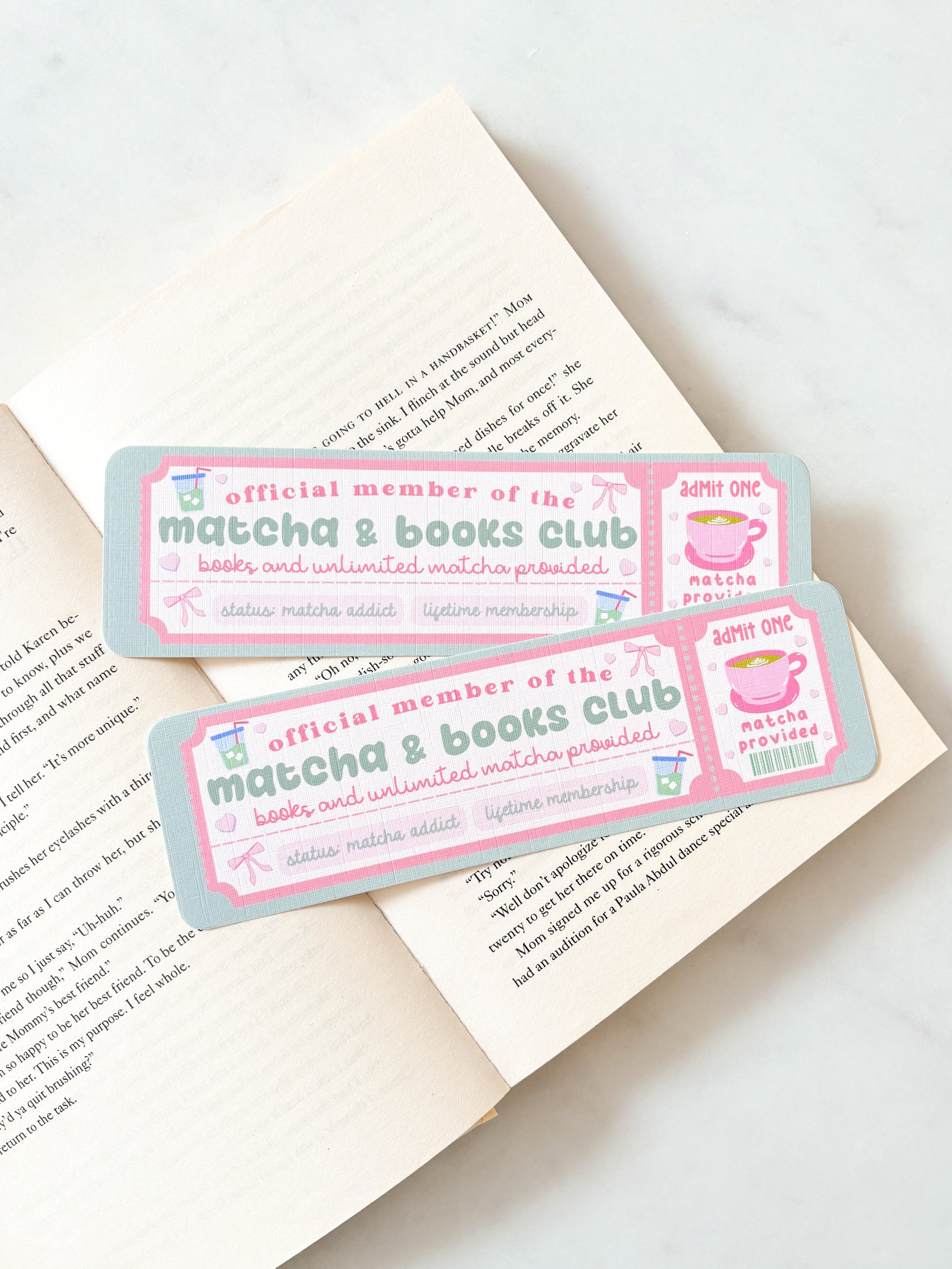 Matcha bookmark Matcha club