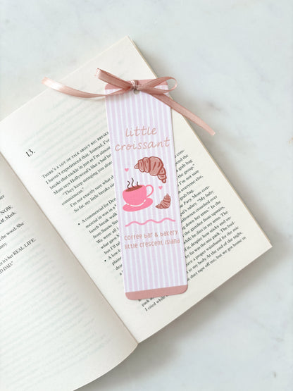 Little Croissant Coffee Bar | Emily Henry Bookmark
