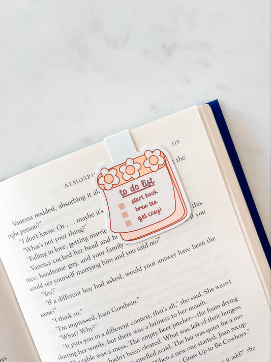 Cosy To-Do List Magnetic Bookmark