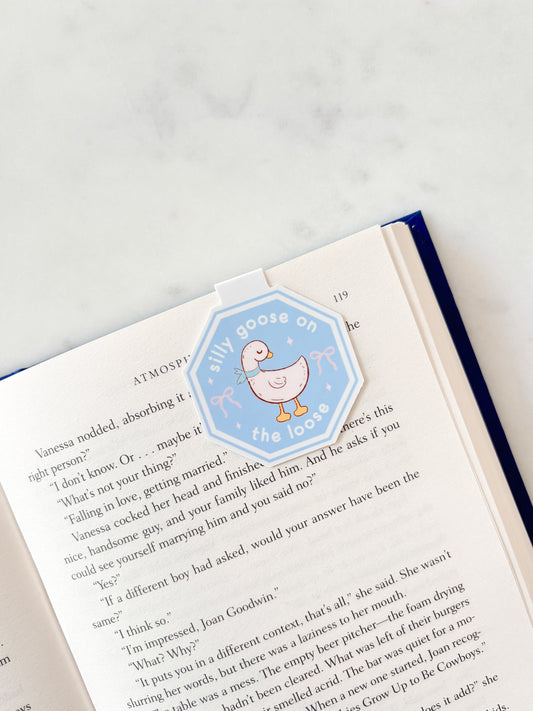 Silly Goose On The Loose Magnetic Bookmark
