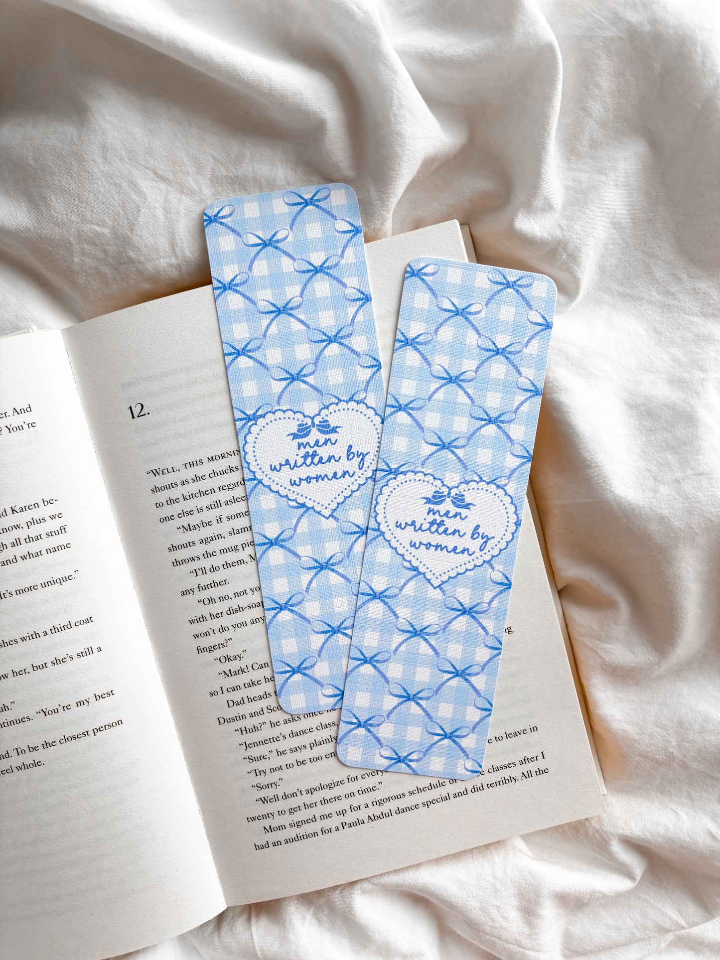 Men Written By Women Coquette Cute Bookmark