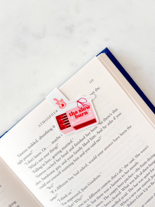 Slow Burn Book Club Magnetic Bookmark