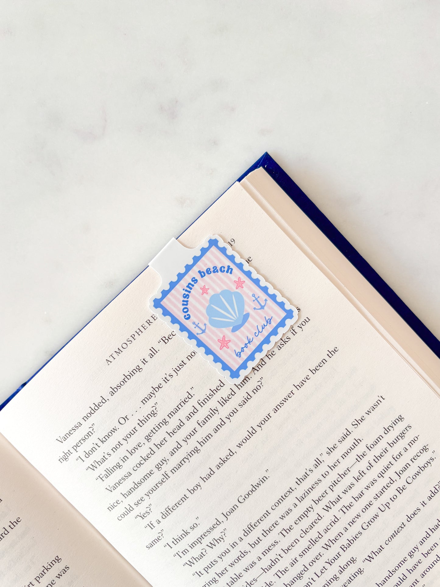 Cousins Seashell Magnetic Bookmark