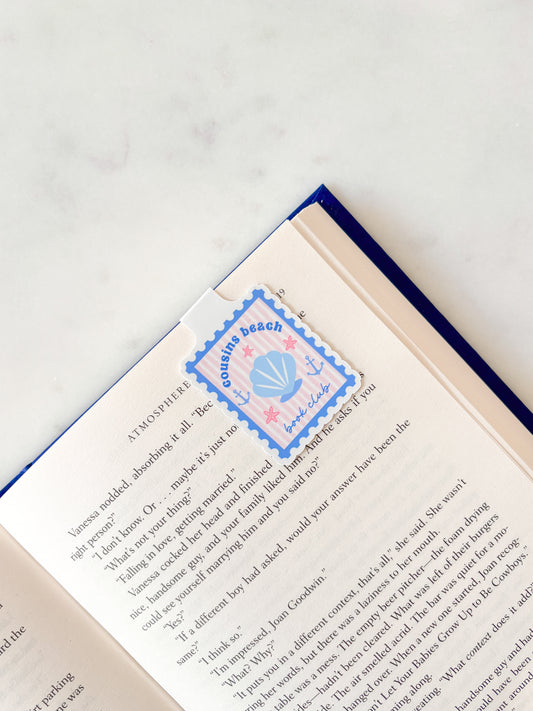 Cousins Seashell Magnetic Bookmark