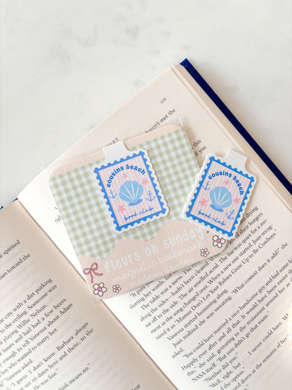 Cousins Seashell Magnetic Bookmark