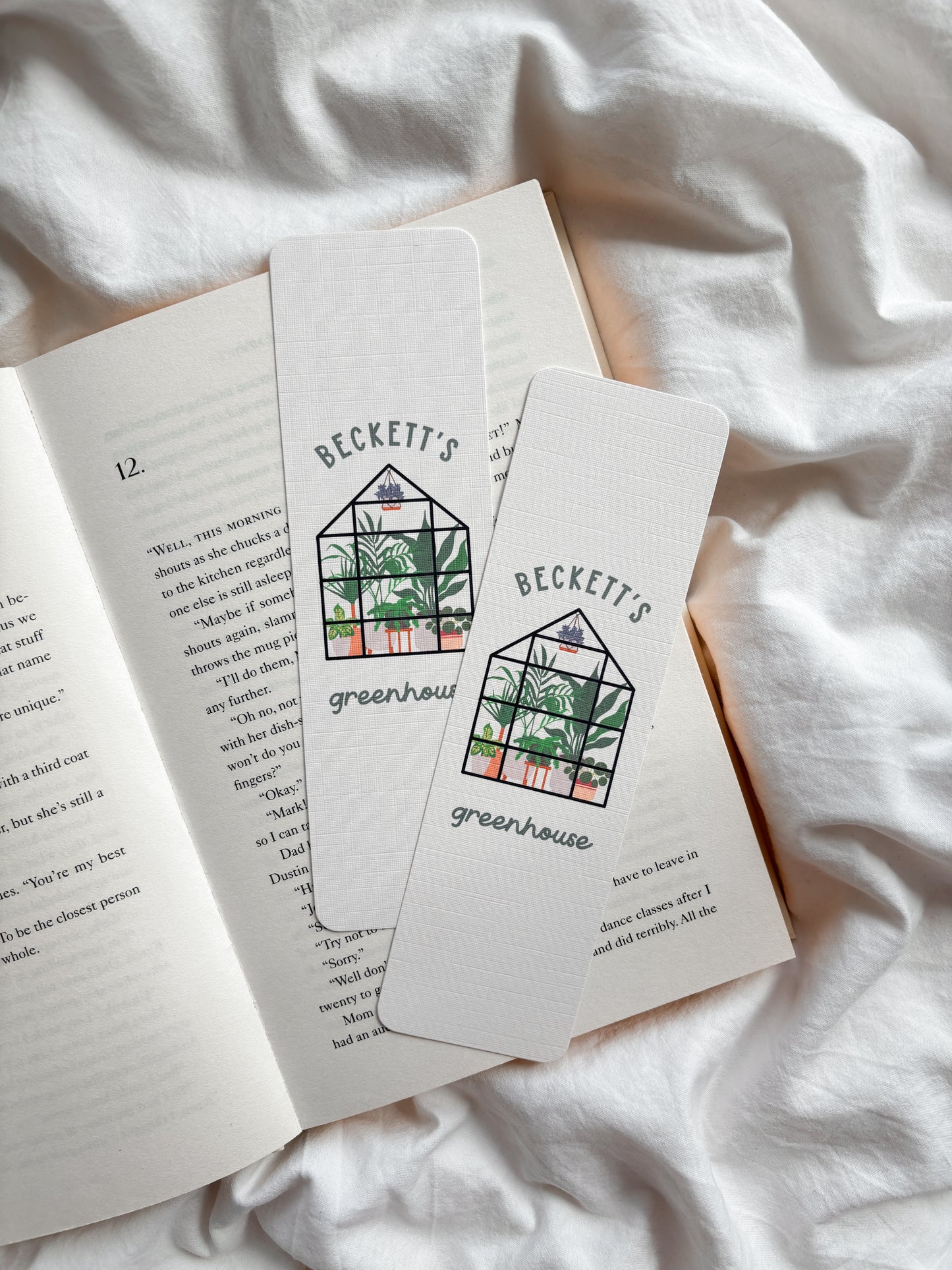 Beckett's Greenhouse Lovelight Farm Bookmark