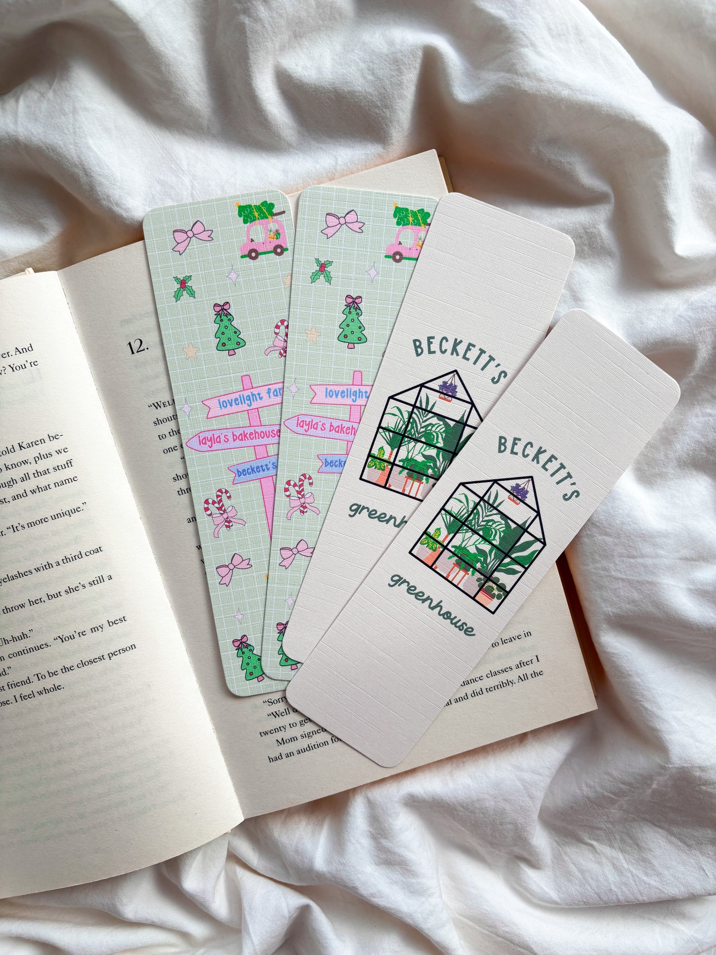 Lovelight Farm Sign Bookmark