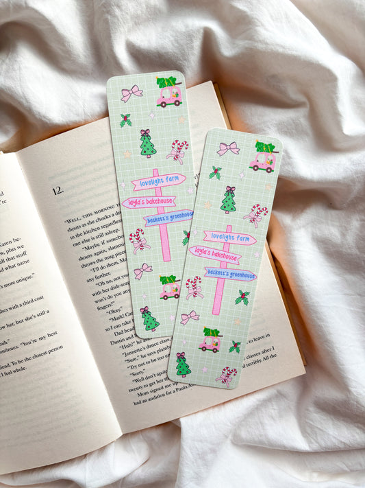 Lovelight Farm Sign Bookmark