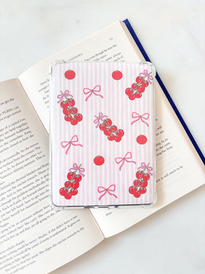 Coquette Tomatoes Kindle Insert | Cute Tomatoes E-Reader Insert