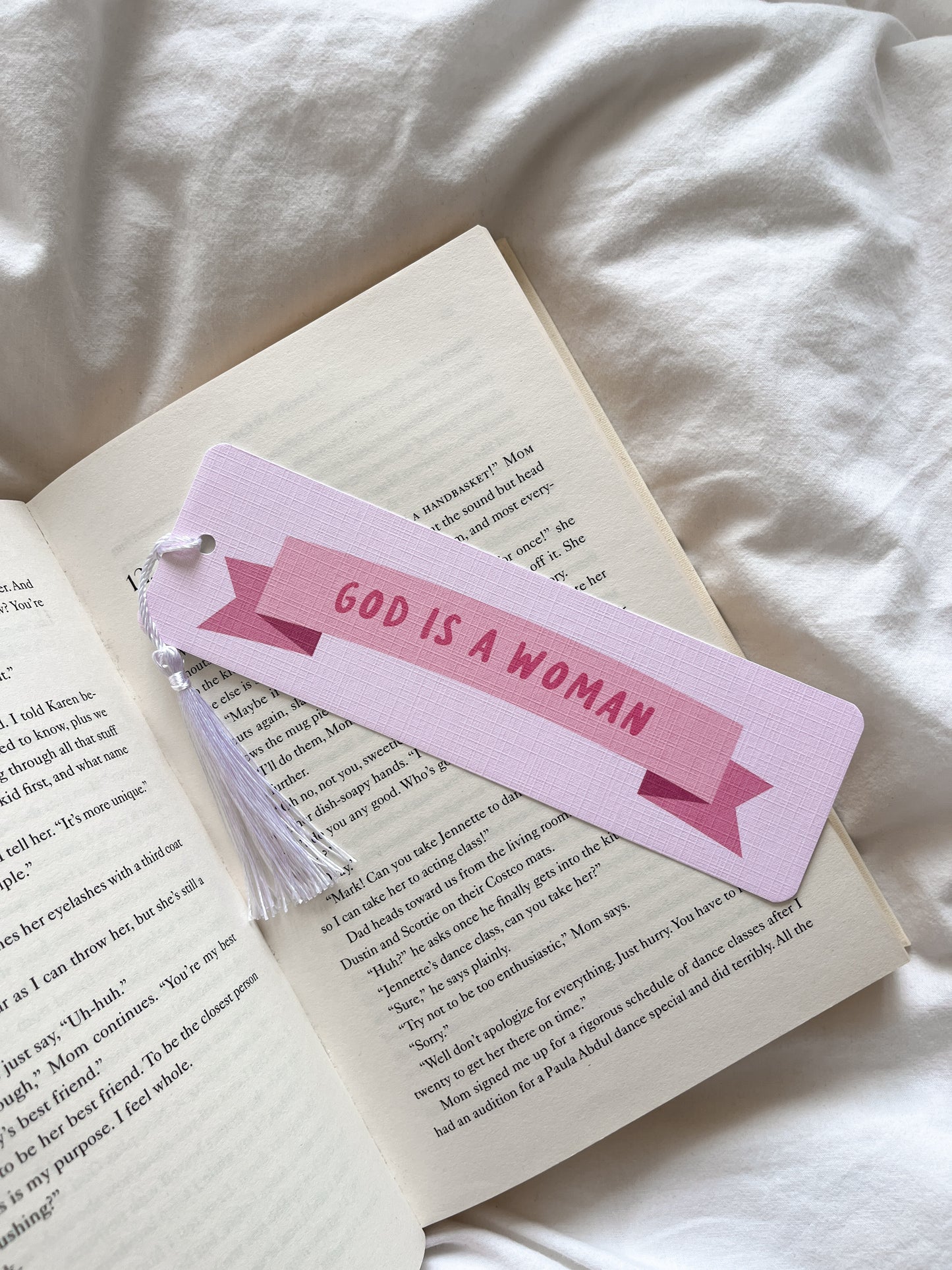 God Is A Women Bookmark | Thank You Next Bookmark | Music Bookmark