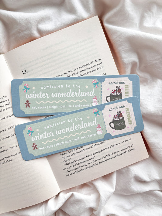 Winter Wonderland Bookmark | Christmas Bookmark