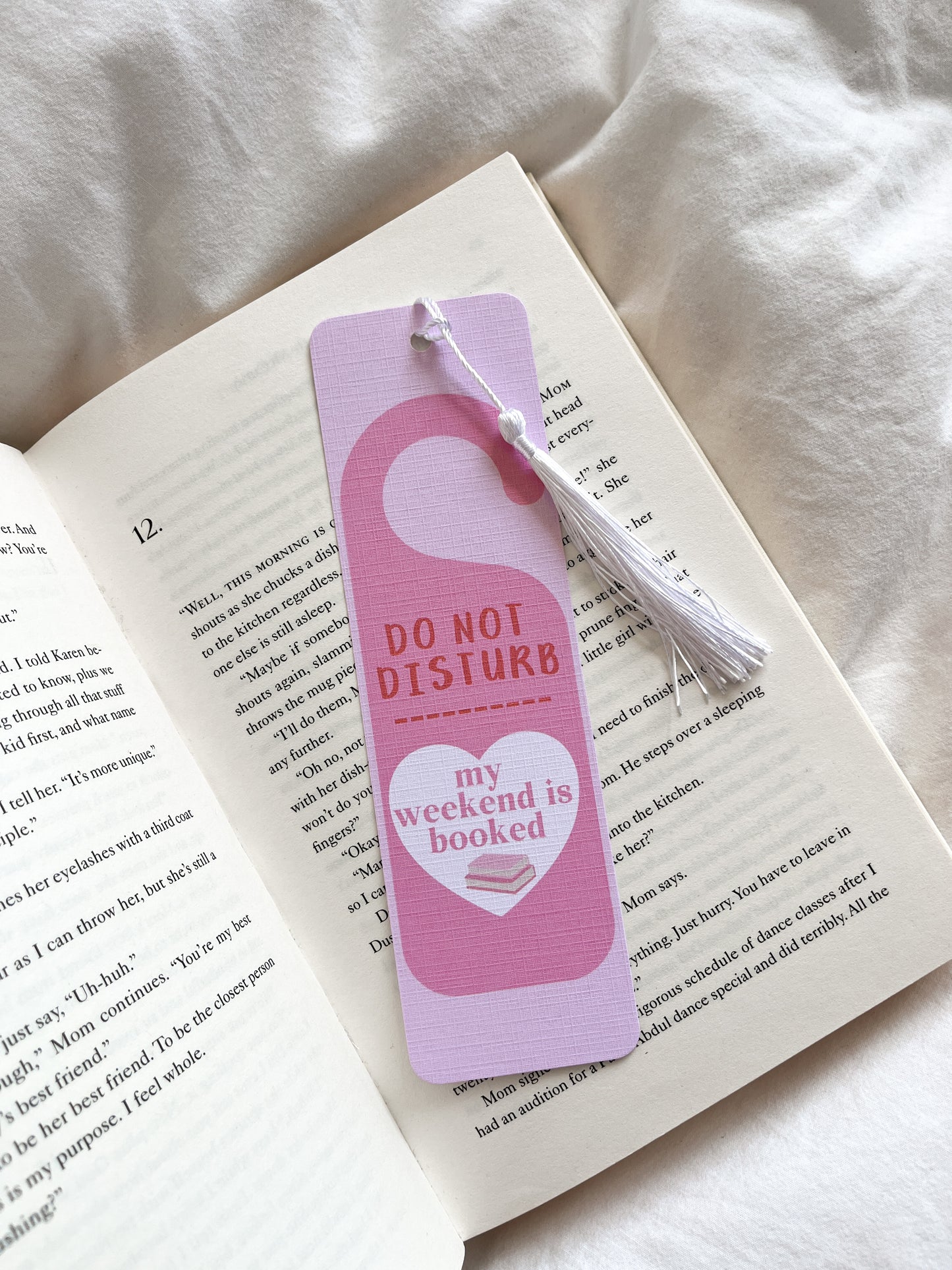 Do Not Disturb Bookmark Series | Cute Romantic Bookmarks