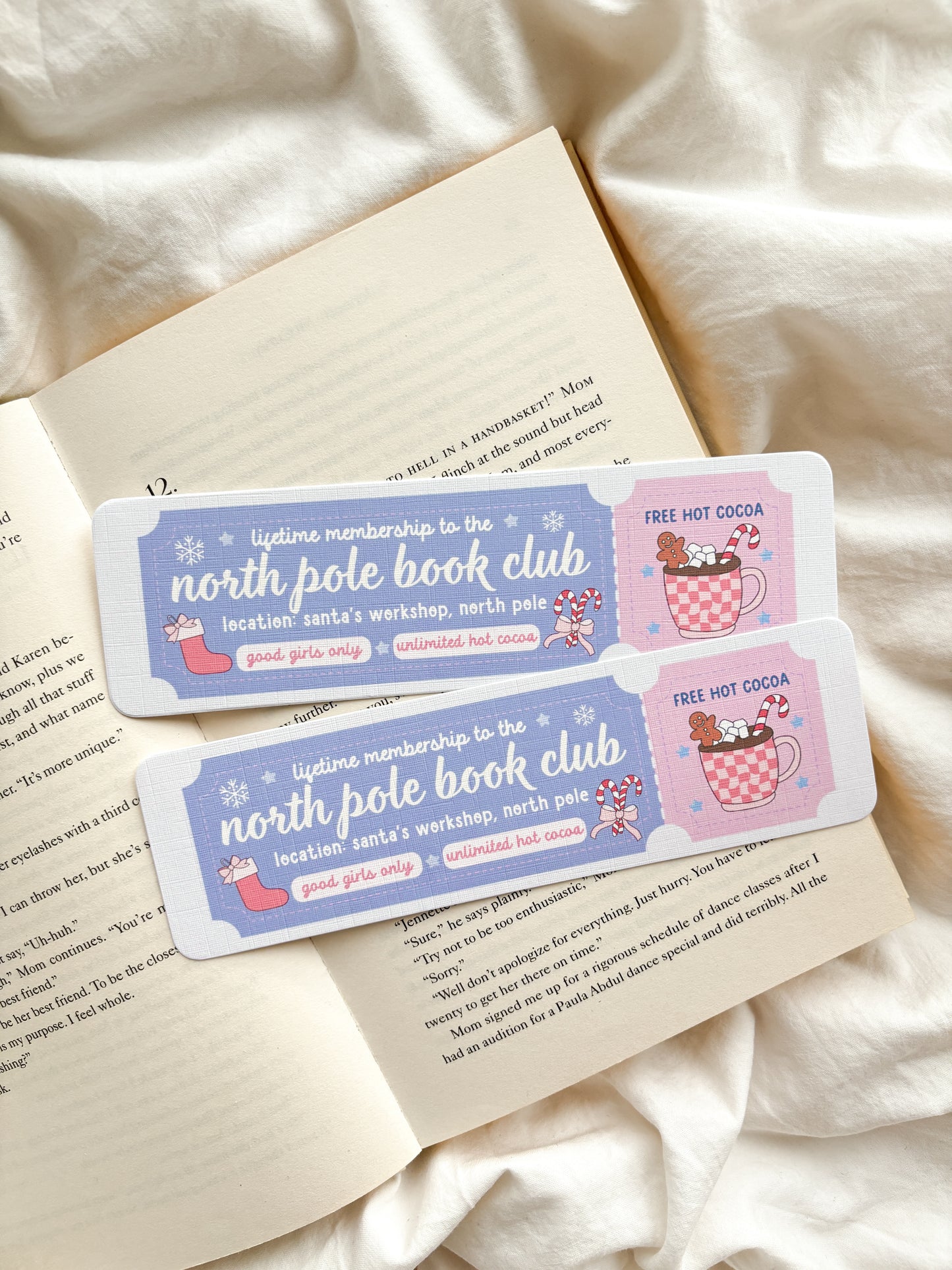 North Pole Book Club Bookmark