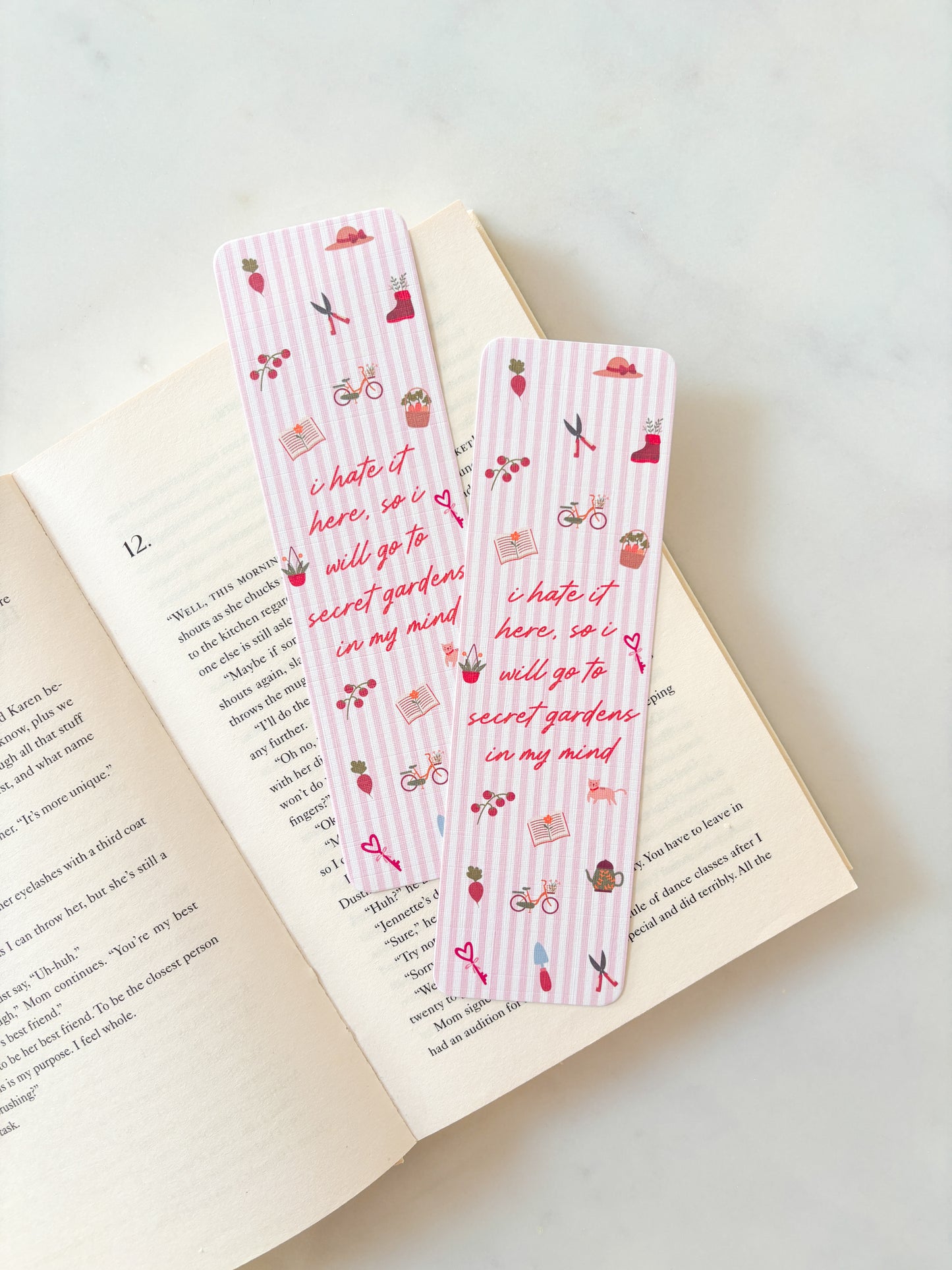 Secret Gardens In My Mind Bookmark | Grandma Hobbies Bookmark