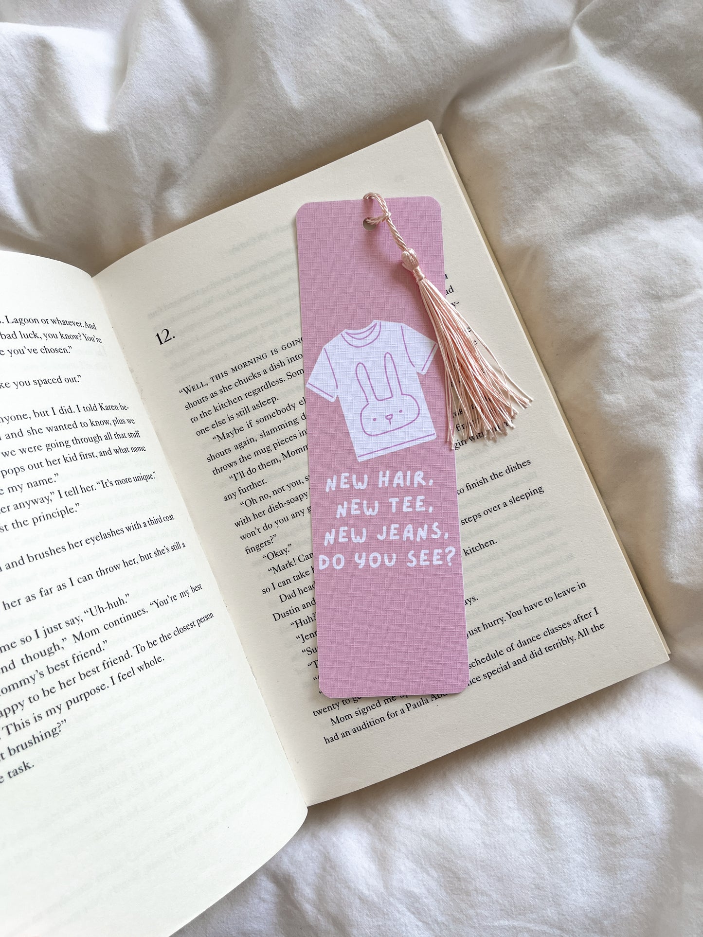 New Tee New Jeans Bookmark | Cute Bookmark | Kpop Bookmark