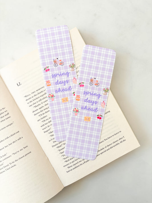 Spring Days Ahead Lilac Bookmark