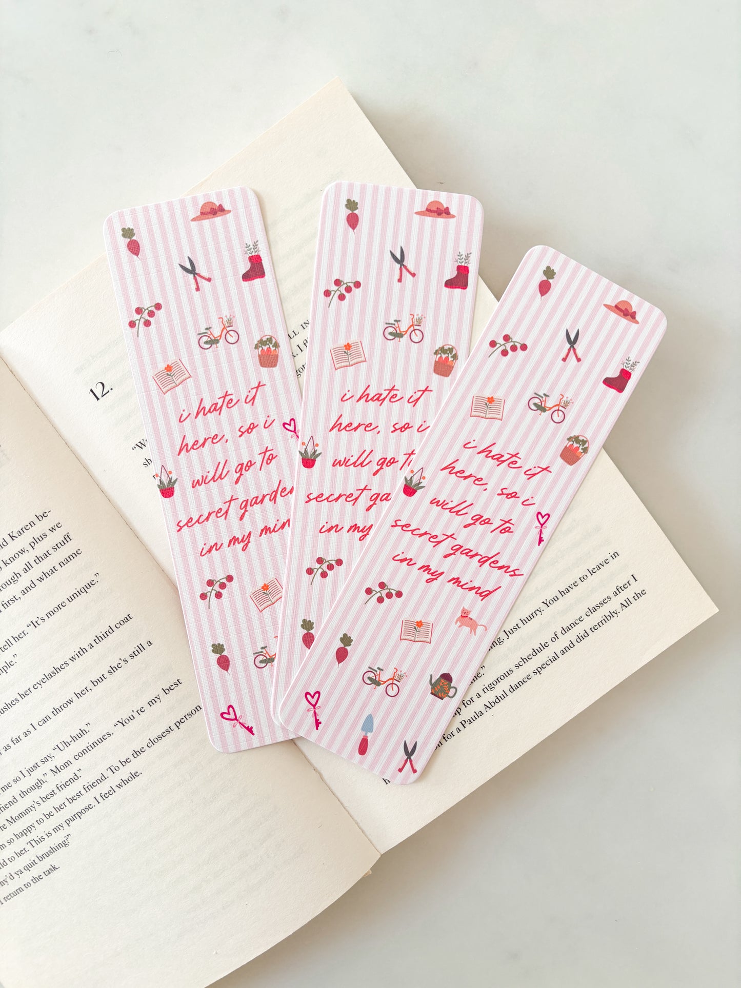 Secret Gardens In My Mind Bookmark | Grandma Hobbies Bookmark