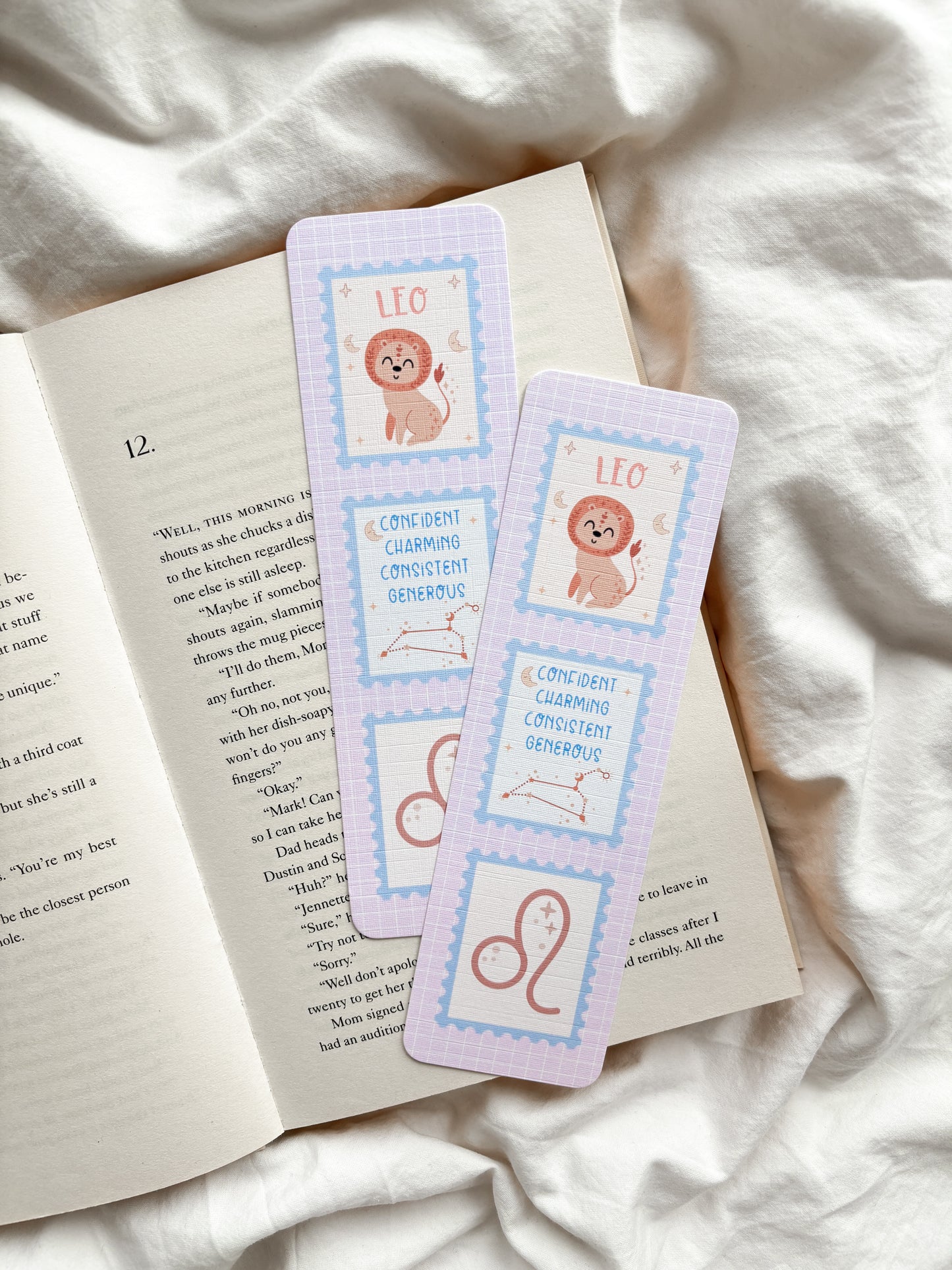 Zodiac Starsign Bookmark | Cute Star sign Bookmark