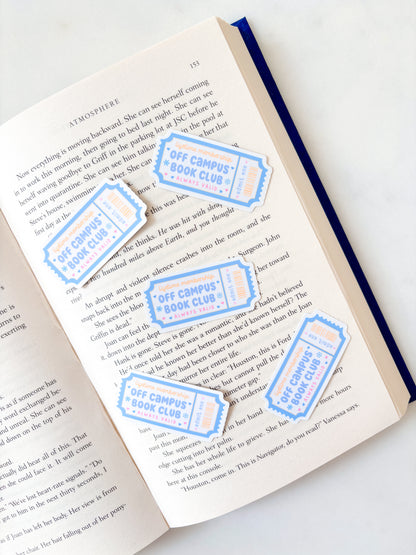 Off Campus Book Club Sticker
