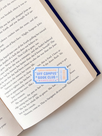 Off Campus Book Club Sticker