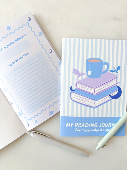 Fantasy Dragons Reading Journal | A5 Book Review Notebook