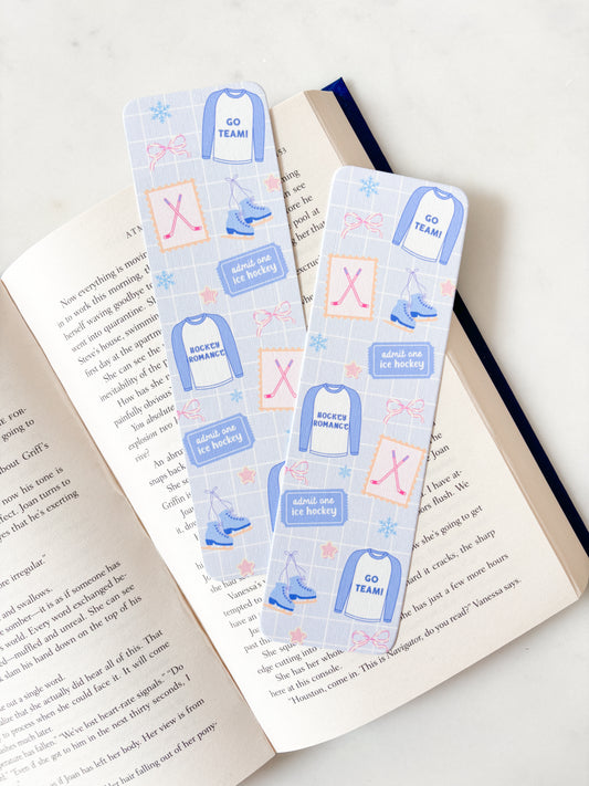 Go Team Hockey Romance Bookmark