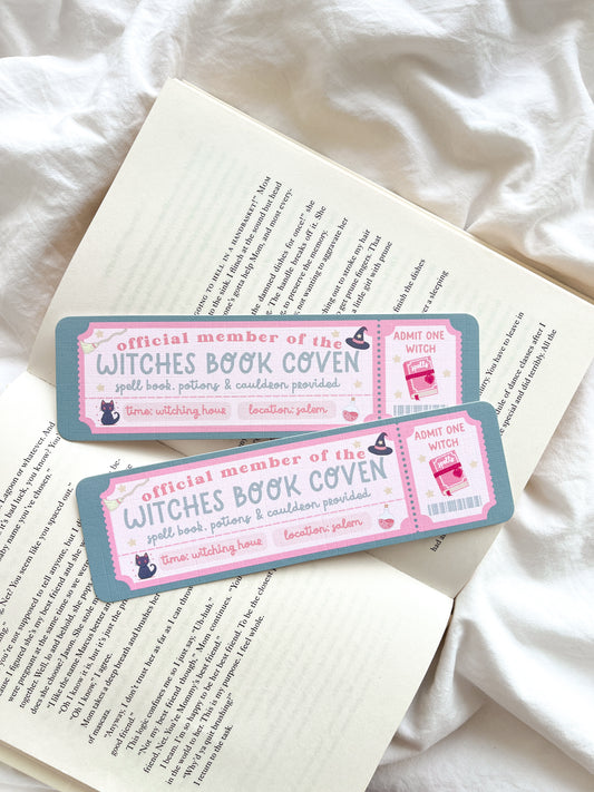 The Witches Book Coven Bookmark | Spooky Bookmark