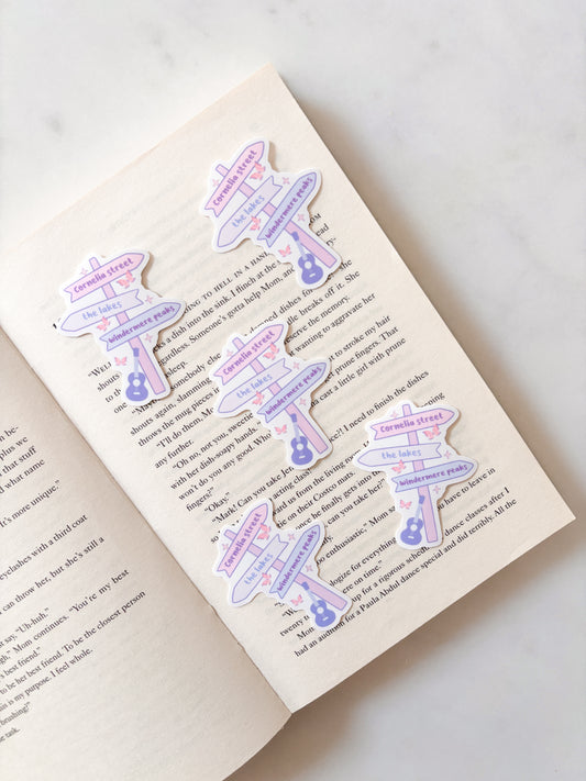 Cornelia Street Signs Sticker