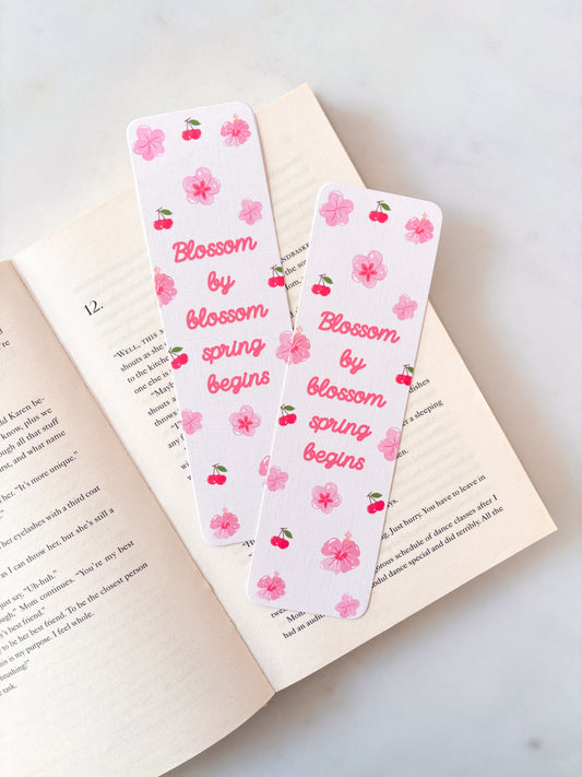 Blossom By Blossom Spring Begins Bookmark