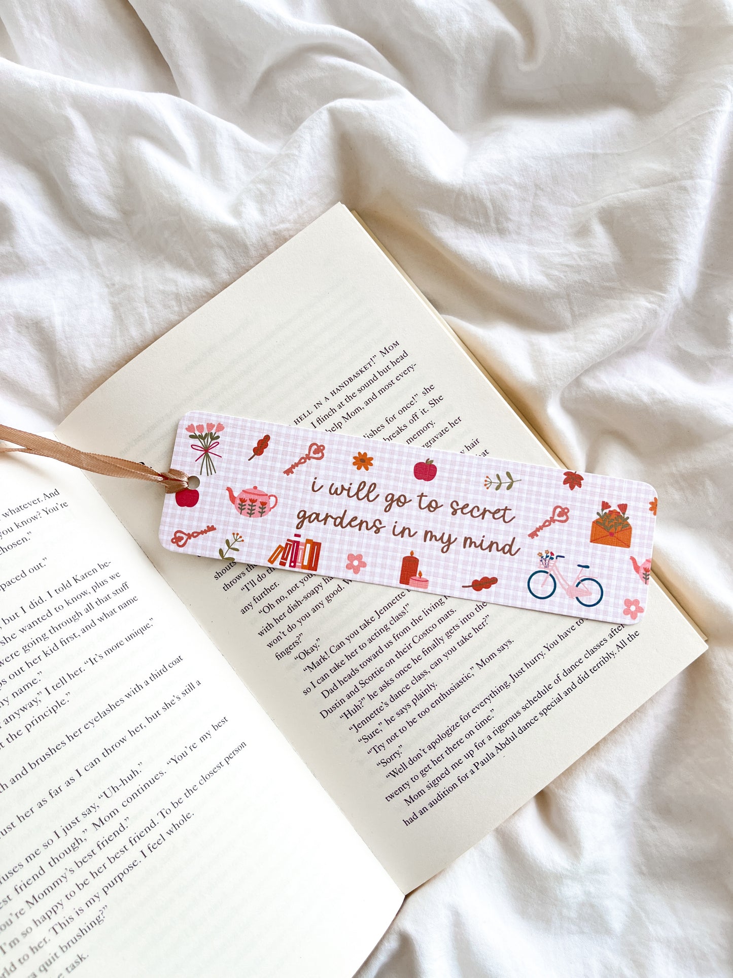 I Hate It Here Bookmark | Secret Gardens Lyrics Bookmark