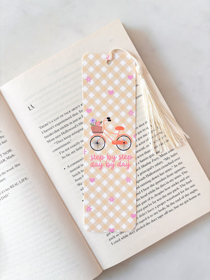 Floral Bicycle Bookmark