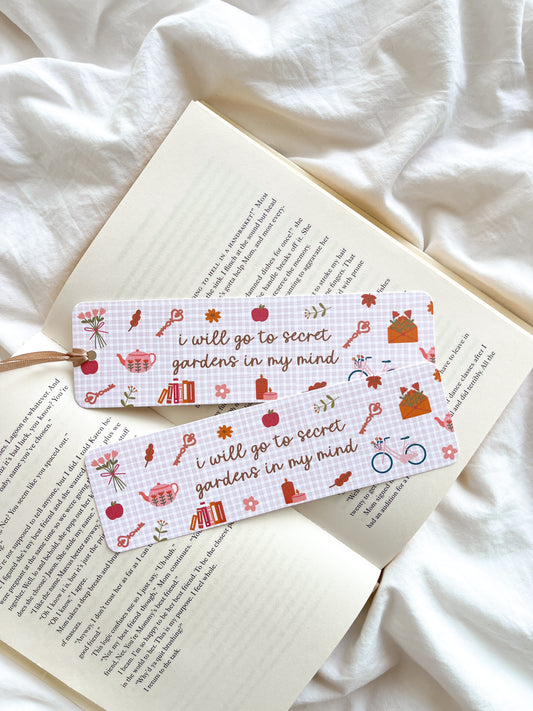 I Hate It Here Bookmark | Secret Gardens Lyrics Bookmark