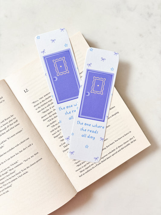 Friends purple door bookmark