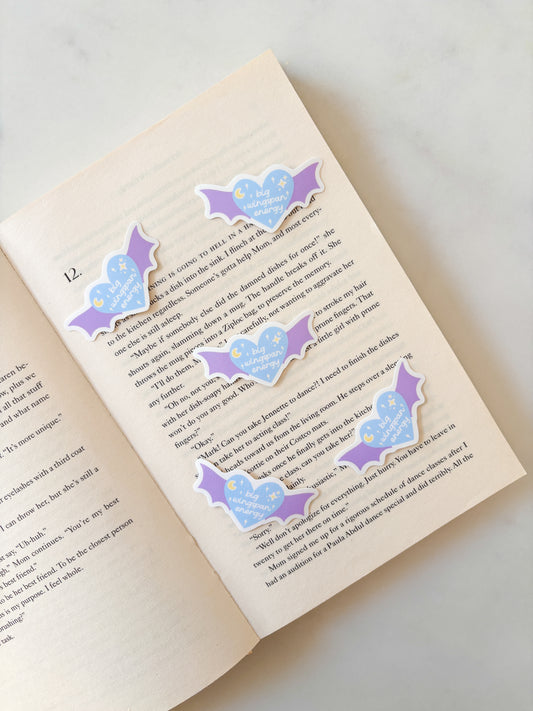 Big Wingspan Energy Sticker | Bat Boys Fan