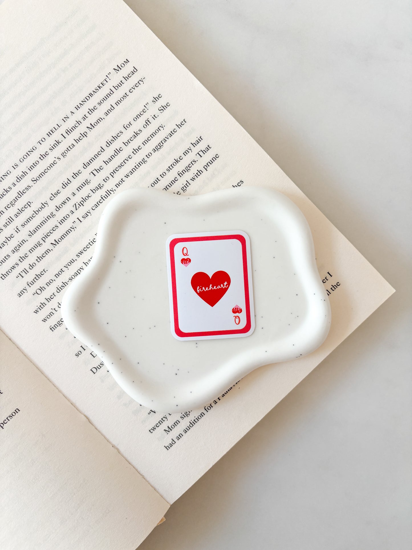Fireheart Playing Card Sticker